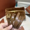 Loro Piana Extra Pocket 19 Cashfur Smooth Bag In Carbon brown | ModeSens