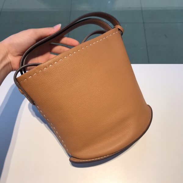 Delvaux Pin Mini Bucket Bag BROWN 96313386 | eBay
