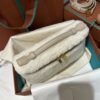 Loro Piana Ivory Cashmere-Blend Pouch Bag Cream Cloth