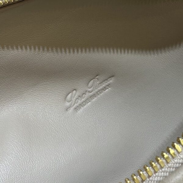 Loro Piana Ivory Cashmere-Blend Pouch Bag Cream Cloth