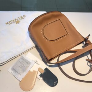 Delvaux Pin Mini Bucket Bag BROWN 96313386 | eBay