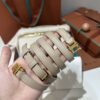 Loro Piana Ivory Cashmere-Blend Pouch Bag Cream Cloth