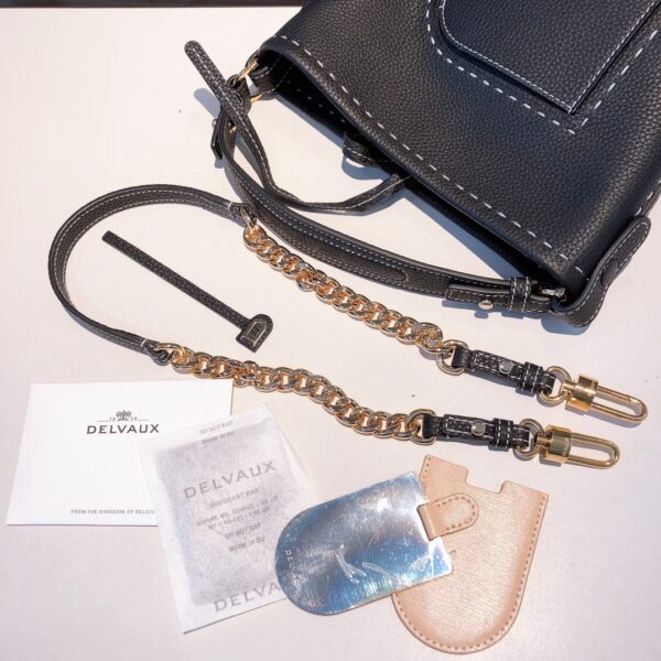 Delvaux Pin Mini Bucket Bag BLACK96313386 | eBay