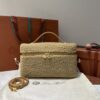Loro Piana Extra Pocket 19 Cashfur Smooth Bag In Carbon brown| ModeSens