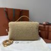Loro Piana Extra Pocket 19 Cashfur Smooth Bag In Carbon brown| ModeSens