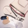 Delvaux White Taurillon Soft Pin Mini Bucket Shoulder Bag