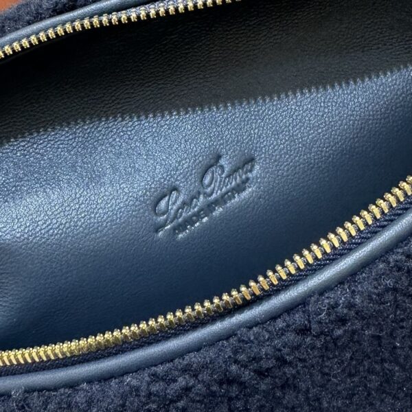 Loro Piana Extra Pocket 19 Cashfur Smooth Bag In Carbon black3 ModeSens
