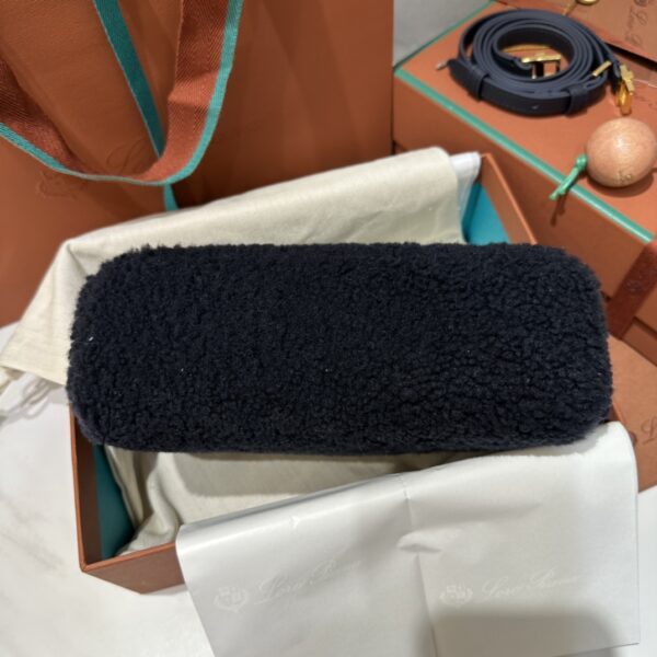 Loro Piana Extra Pocket 19 Cashfur Smooth Bag In Carbon black3 ModeSens