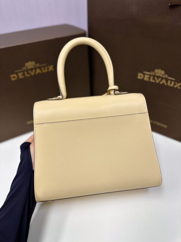 Delvaux Logo Shoulder Bag in Natural | Delvaux 00149