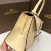 Delvaux Logo Shoulder Bag in Natural | Delvaux 00149