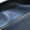 Leather Small Tote Bags, L19 Bags, Minimal Design Handbag,bag blue navy. Leather