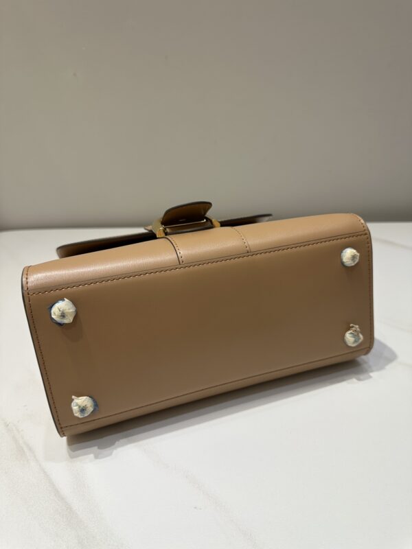 Brillant leather handbag Delvaux Brown in Leather