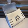 Delvaux fireworks series metallic patch brillant Mini white