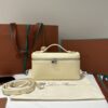 Extra pocket leather handbag Loro Piana Beige in Leather