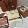 Extra pocket leather handbag Loro Piana Beige in Leather