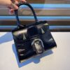 Delvaux Mini Brillant Fireworks Bag - Black Handle Bags,