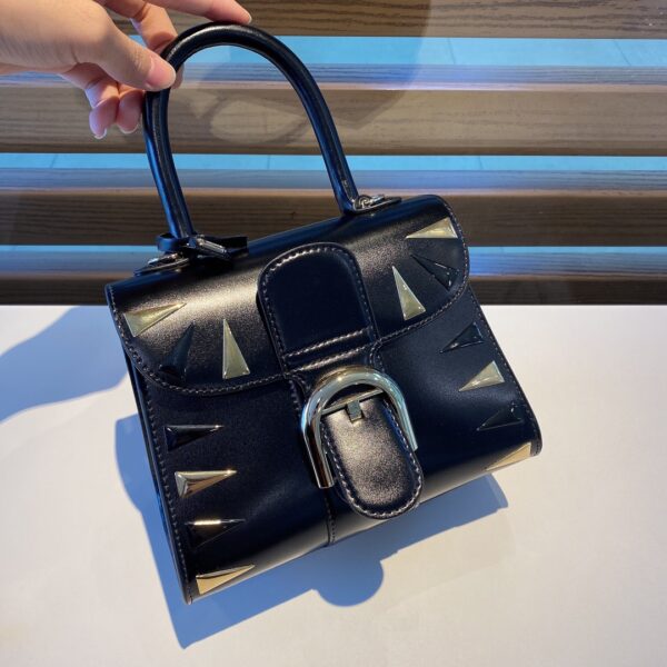 Delvaux Mini Brillant Fireworks Bag - Black Handle Bags,