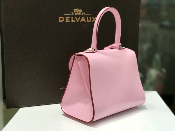 DELVAUX Grained Calfskin Mini Brillant Satchel Nakuru 785983 |