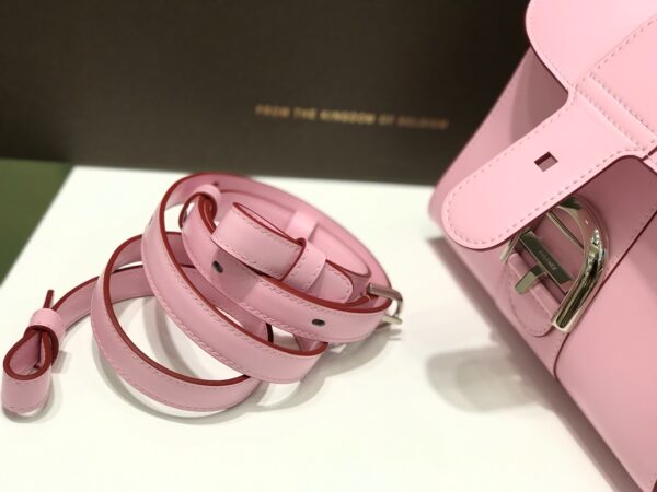 DELVAUX Grained Calfskin Mini Brillant Satchel Nakuru 785983 |