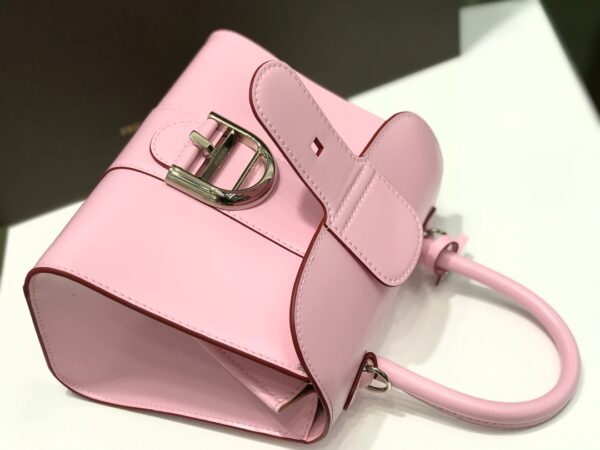 DELVAUX Grained Calfskin Mini Brillant Satchel Nakuru 785983 |