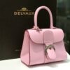 DELVAUX Grained Calfskin Mini Brillant Satchel Nakuru 785983 |