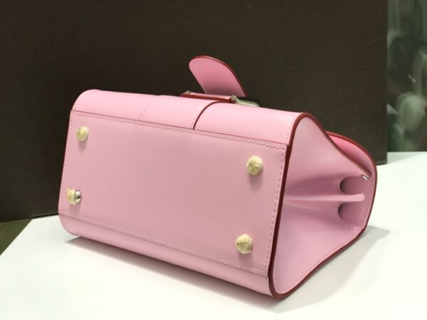 DELVAUX Grained Calfskin Mini Brillant Satchel Nakuru 785983 |