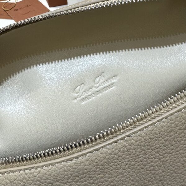 Delvaux brown  Leather Mini Brillant East/West Top Handle
