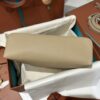 Delvaux brown  Leather Mini Brillant East/West Top Handle
