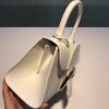 DELVAUX Box Calfskin Mini Brillant Satchel Ivory 1172448