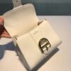 DELVAUX Box Calfskin Mini Brillant Satchel Ivory 1172448