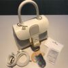 DELVAUX Box Calfskin Mini Brillant Satchel Ivory 1172448