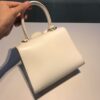 DELVAUX Box Calfskin Mini Brillant Satchel Ivory 1172448