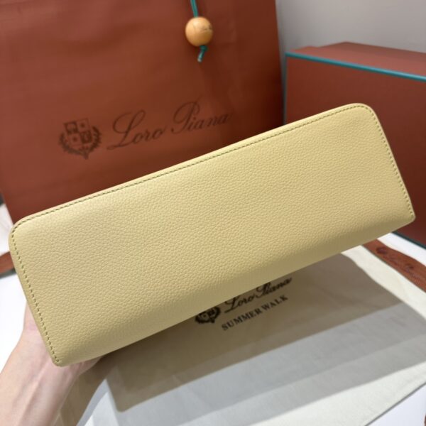 Extra Pocket Loro Piana Handbags for Women -yellow