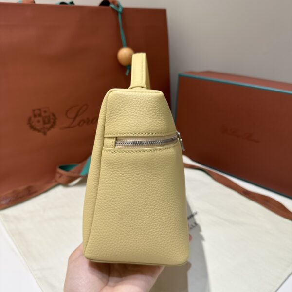 Extra Pocket Loro Piana Handbags for Women -yellow
