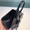Delvaux Brillant Top Handle Bag Leather Mini Black 777121