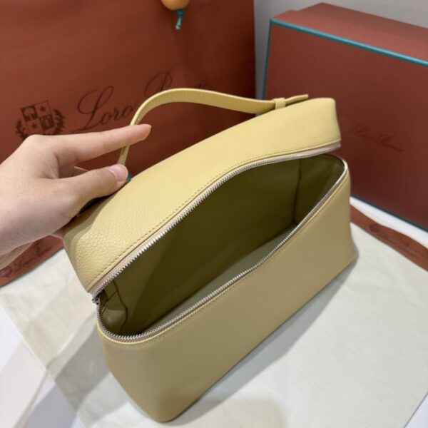 Extra Pocket Loro Piana Handbags for Women -yellow