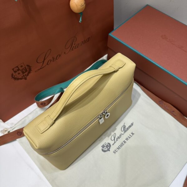 Extra Pocket Loro Piana Handbags for Women -yellow