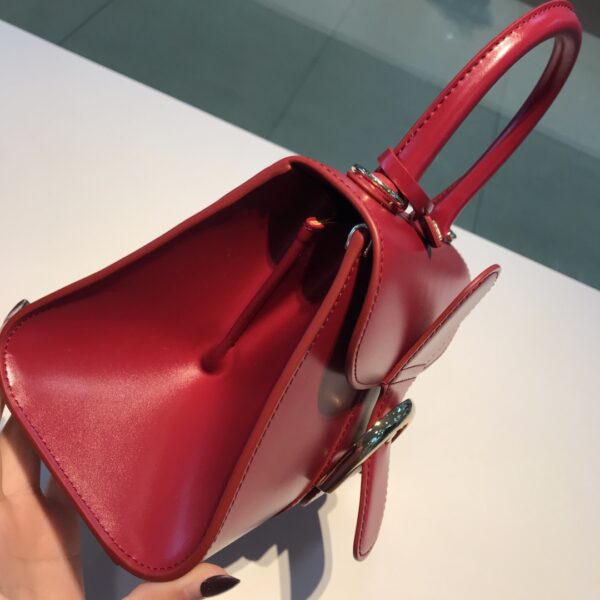 Brillant leather handbag Delvaux Red in Leather -