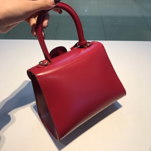 Brillant leather handbag Delvaux Red in Leather -