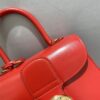 Delvaux Red Leather Briand Mini Box bag Delvaux |