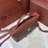 Extra pocket leather handbag Loro Piana Brown in Leather