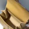 DELVAUX Grained Calfskin Mini Brillant Satchel brown1431298 |