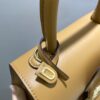 DELVAUX Grained Calfskin Mini Brillant Satchel brown1431298 |