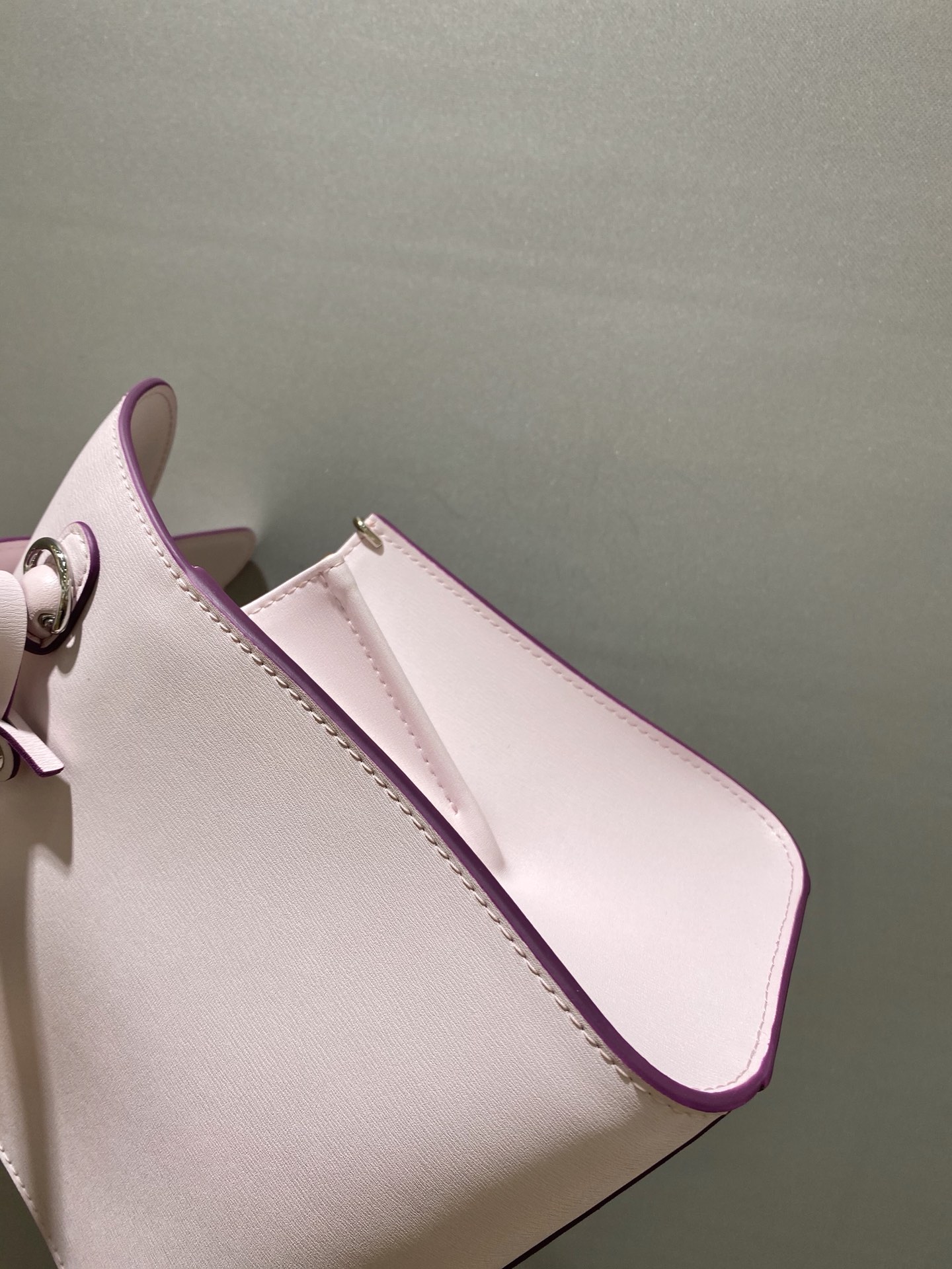 Brillant leather handbag Delvaux Multicolour in pink Leather -