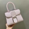 Brillant leather handbag Delvaux Multicolour in pink Leather -