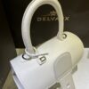 DELVAUX Box Calfskin Mini Brillant Satchel Ivory white1150223
