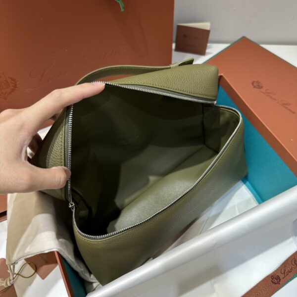 Loro Piana Clutch Bag Tas Pouch Loro Piana 19 Green dark