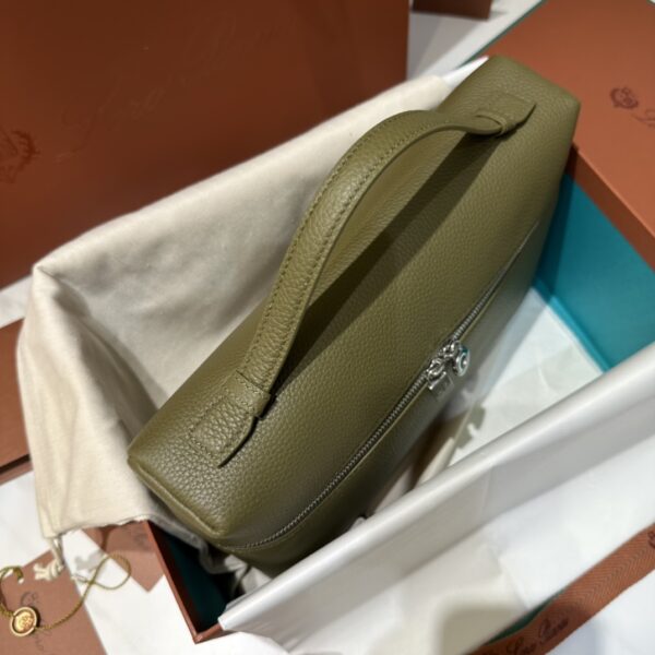 Loro Piana Clutch Bag Tas Pouch Loro Piana 19 Green dark