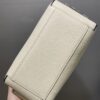 DELVAUX Taurillon Soft Mini Cool Box Satchel Ivory 1601413 |
