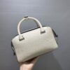 DELVAUX Taurillon Soft Mini Cool Box Satchel Ivory 1601413 |